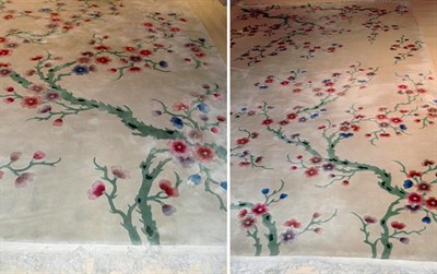 Lot 4483 - Chinese Carpet China, contemporary The ivory...