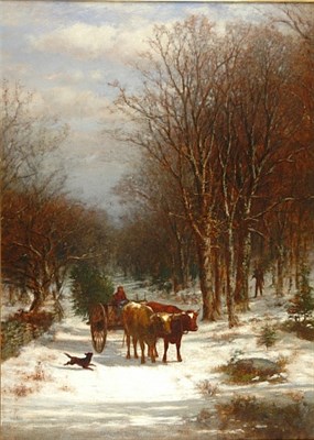Lot 1188 - James McDougal Hart 1828-1901 BRINGING IN THE...