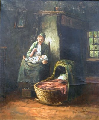 Lot 3032 - Continental School 20th Century MOTHER AND...