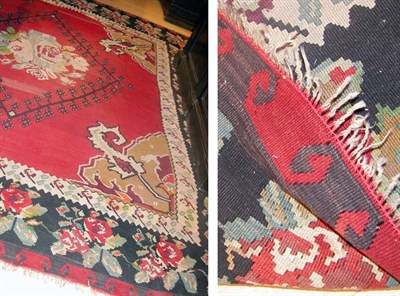 Lot 556 - Bessarabian Style Kilim Approximately 11 feet...