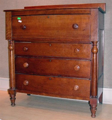 Lot 414 - American Maple Chest 19th Century Height 49...