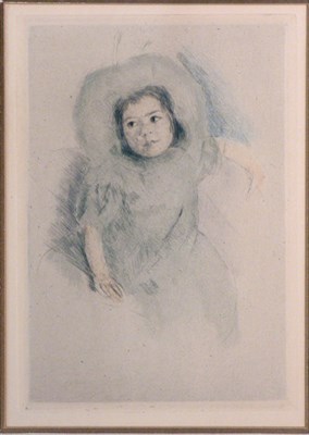 Lot 2167 - Mary Cassatt MARGOT WEARING A BONNET (NO. 1)...