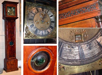Lot 4317A - William and Mary Walnut Tall Case Clock Circa...