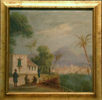 Lot 2009 - Anglo-Indian School 19th Century VIEW OF AN...