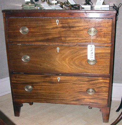 Lot 204 - George III Style Mahogany Chest Height 39 1/4...