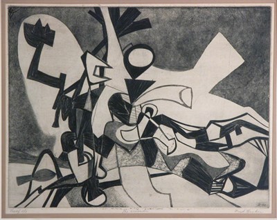 Lot 2140 - Fred Becker THE CRUSADER Engraving and...