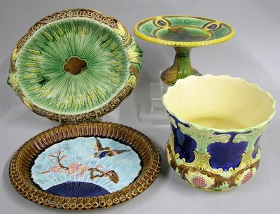 Lot 2142 - Miscellaneous Group Majolica Articles...