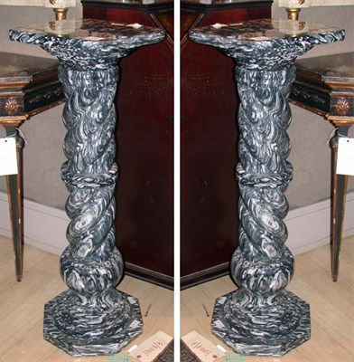 Lot 431 - Pair of Neoclassical Style Black and White...