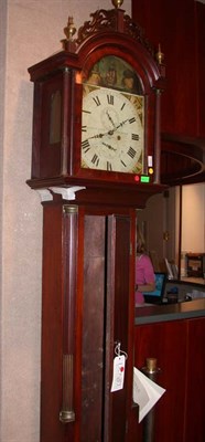 Lot 1575 - George III Mahogany Tall Case Clock Landale &...