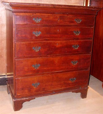 Lot 3150 - Chippendale Maple and Cherry Chest of Drawers...