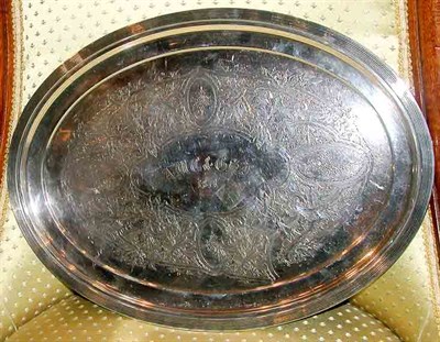 Lot 1467 - Gorham Sterling Silver Oval Serving Tray...