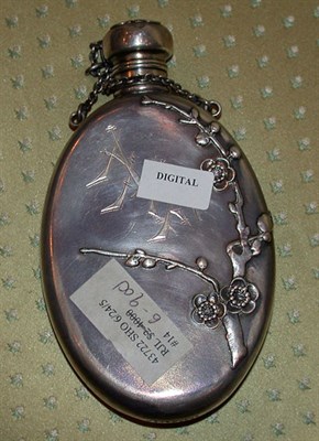 Lot 1470 - Tiffany Sterling Silver Flask Approximately 5...