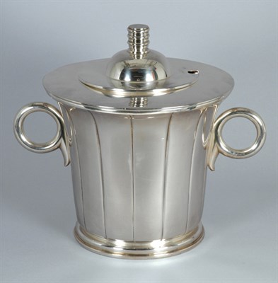 Lot 218 - Silver Plated Ice Bucket Provenance: Andy...