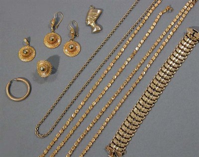 Lot 46 - Group of Gold Jewelry