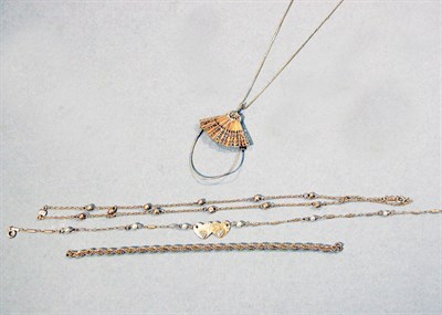 Lot 69 - Group of Gold and Metal Jewelry