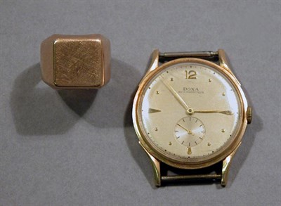Lot 77 - Gold Ring and Watch