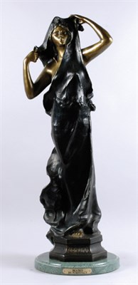 Lot 1661 - Patinated Bronze Figure Titled Beatrice Height...
