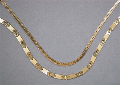 Lot 48 - Two Gold Necklaces