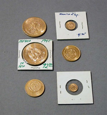 Lot 99 - Group of Mexican Gold Coins