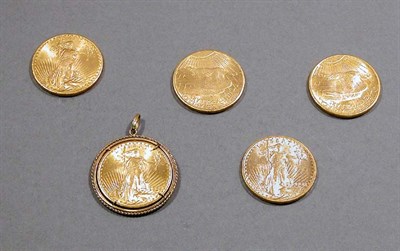 Lot 100 - Group of U.S. $20 Gold Coins