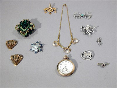 Lot 510 - Group of Silver and Costume Jewelry