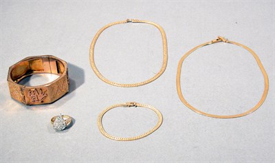 Lot 415 - Group of Gold Jewelry