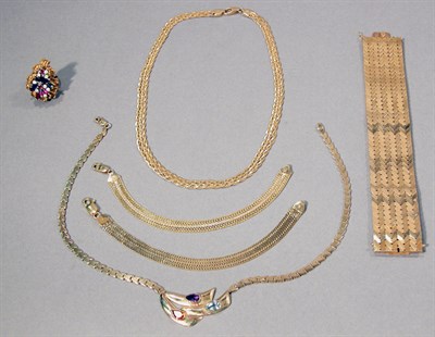 Lot 416 - Group of Gold Jewelry