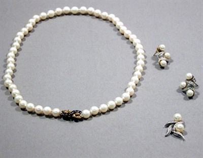 Lot 480 - Group of Cultured Pearl Jewelry