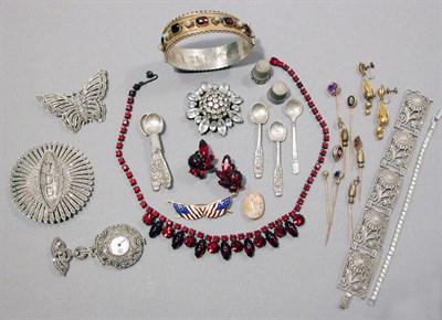 Lot 72 - Group of Marcasite and Costume Jewelry