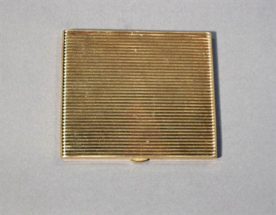 Lot 487 - Gold Cigarette Case