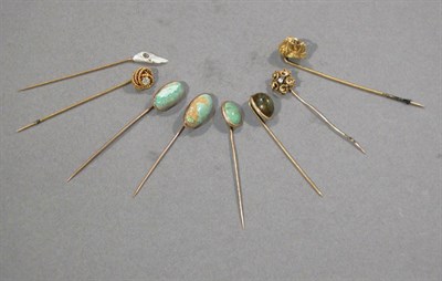 Lot 515 - Eight Assorted Stickpins