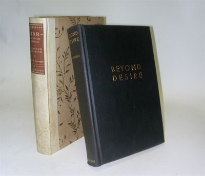 Lot 2026 - ANDERSON, SHERWOOD Beyond Desire. 8vo, cloth....