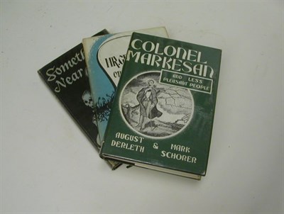 Lot 2055 - DERLETH, AUGUST Colonel Markesan and Less...