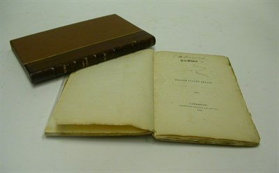 Lot 2037 - BRYANT, WILLIAM CULLEN Poems 12mo, original...