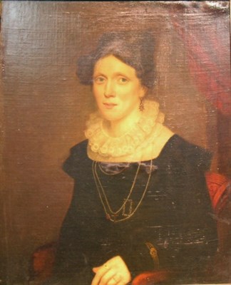 Lot 3043 - American School 19th Century PORTRAIT OF A...