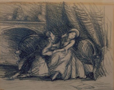 Lot 252 - Robert Henri American, 1865-1929 COURTSHIP...
