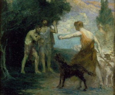Lot 140 - Nicolas-Francois Chifflart French, 1825-1901...