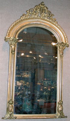 Lot 1426 - Victorian Gilt Framed Mirror Height 50 inches,...