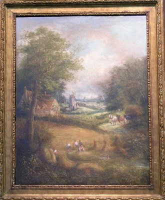 Lot 2024 - Dutch School 19th Century HARVEST TIME...