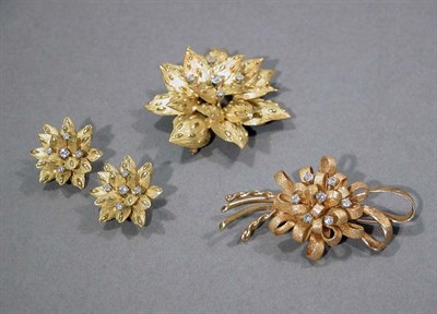 Lot 624 - Group of Gold and Diamond Jewelry