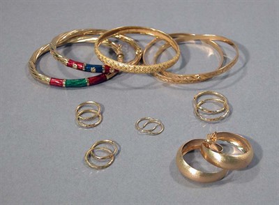 Lot 408 - Group of Gold Jewelry