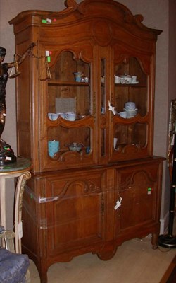 Lot 1592 - Provincial Louis XV Style Fruitwood Armoire...