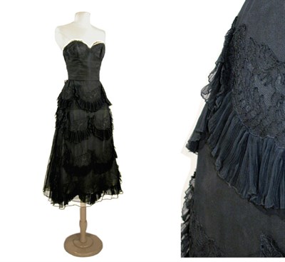 Lot 56 - Karen Stark for Harvey Berin Cocktail Dress...