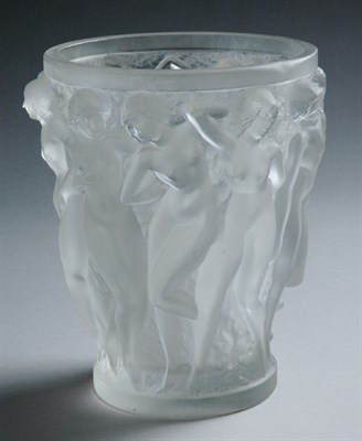 Lot 2640 - Lalique Molded and Frosted Glass Bacchantes...