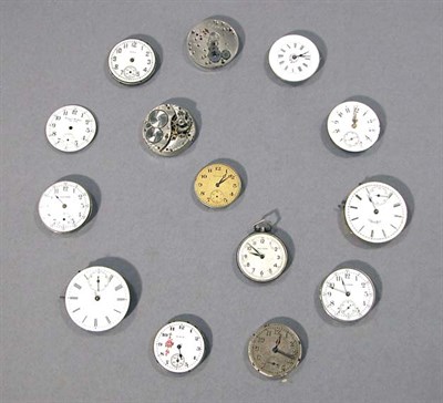 Lot 261 - Sixty Watch Movements and Dials