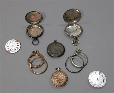 Lot 265 - Group of Watch Cases and Dials