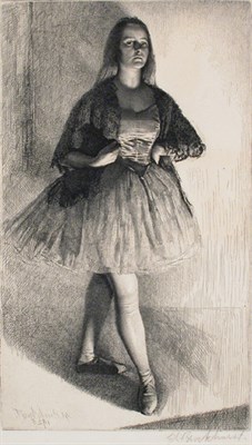 Lot 2155 - Gerald Brockhurst THE DANCER (FLETCHER 52)...