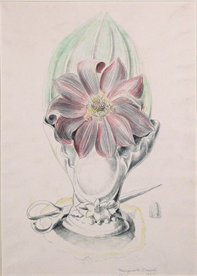 Lot 2306 - Marguerite Zorach FLORAL STILL LIFE WITH...