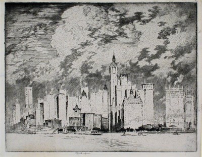 Lot 2270 - Joseph Pennell THE UNBELIEVABLE CITY (WUERTH...