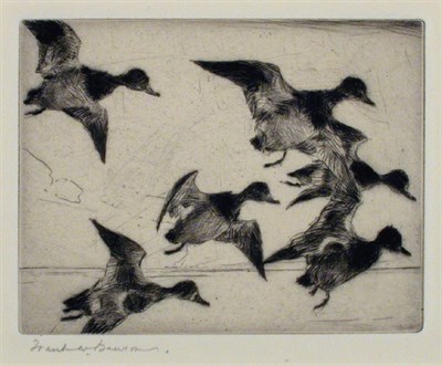 Lot 2144 - Frank W. Benson BUNCH OF BLUEBILLS; PLATE FOR...